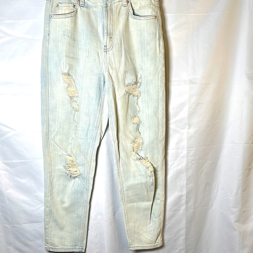 ( NO FOR SALE )Light Blue Distressed Men's Jeans